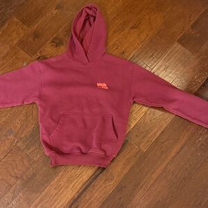 White Fox Hoodie with Front Pocket